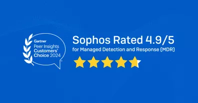 Sophos, elegido por segunda vez por los clientes de Gartner® Peer Insights™ para los servicios gestionados de detección y respuesta (MDR)