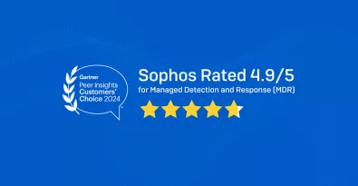 Sophos nommé ‘Customer’s Choice’ par Gartner® Peer Insights™ dans la catégorie Services MDR (Managed Detection and Response) pour la 2ème année consécutive